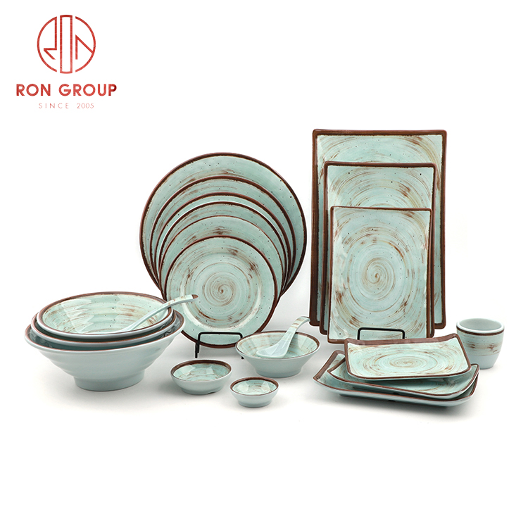 Wholesale Handcrafted Reactive Glaze Ceramic Dinnerware for Restaurants & Hotels