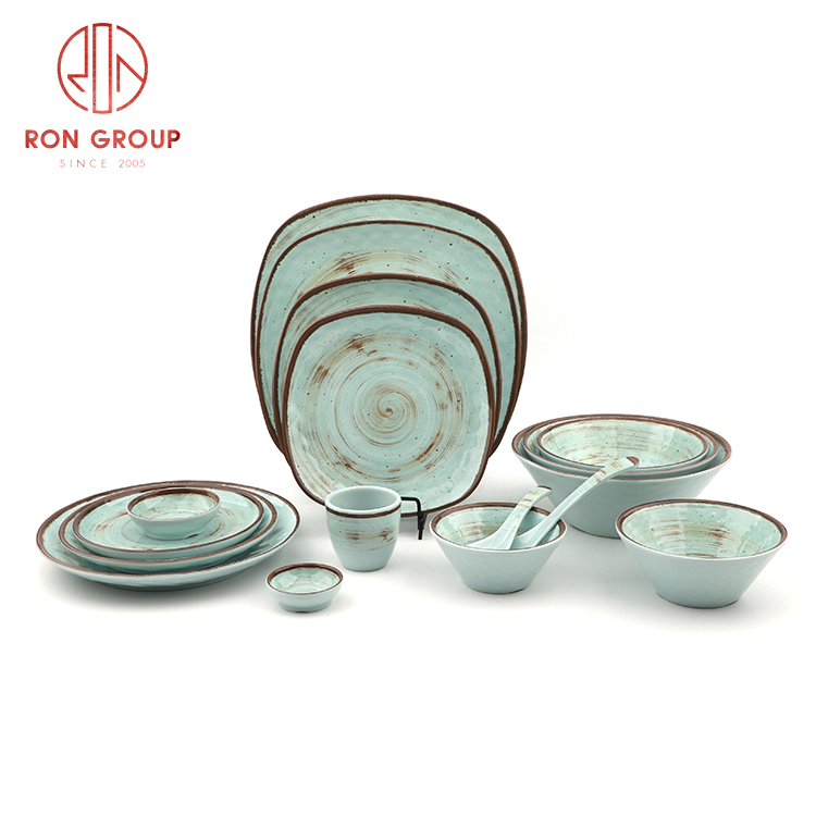 Wholesale Handcrafted Reactive Glaze Ceramic Dinnerware for Restaurants & Hotels
