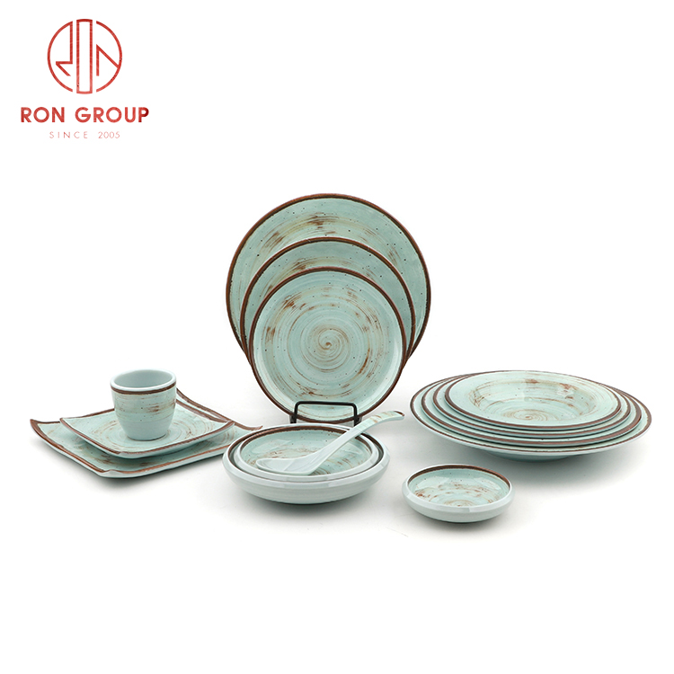 Wholesale Handcrafted Reactive Glaze Ceramic Dinnerware for Restaurants & Hotels