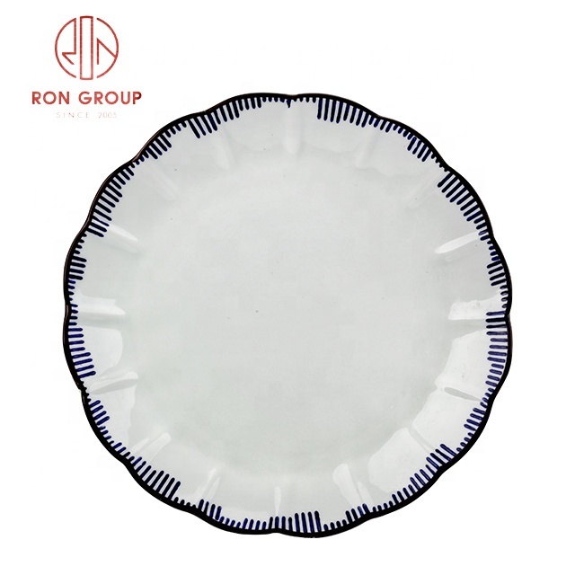 wholesale customized 10 inches plates japanese style porcelain dining room dishes dinnerware set ceramic plates