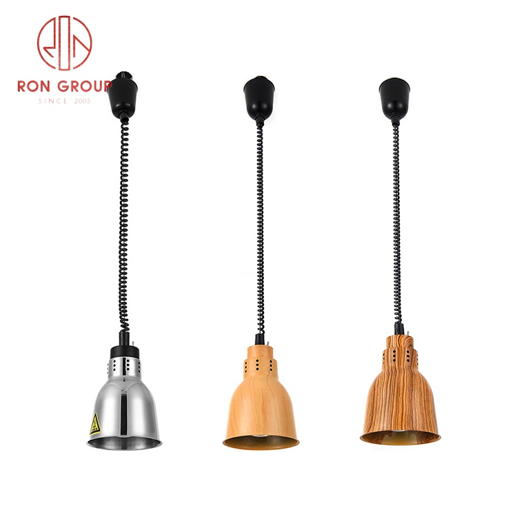 Commercial food heating lamp stainless steel stretchable food warming lamp for restaurant
