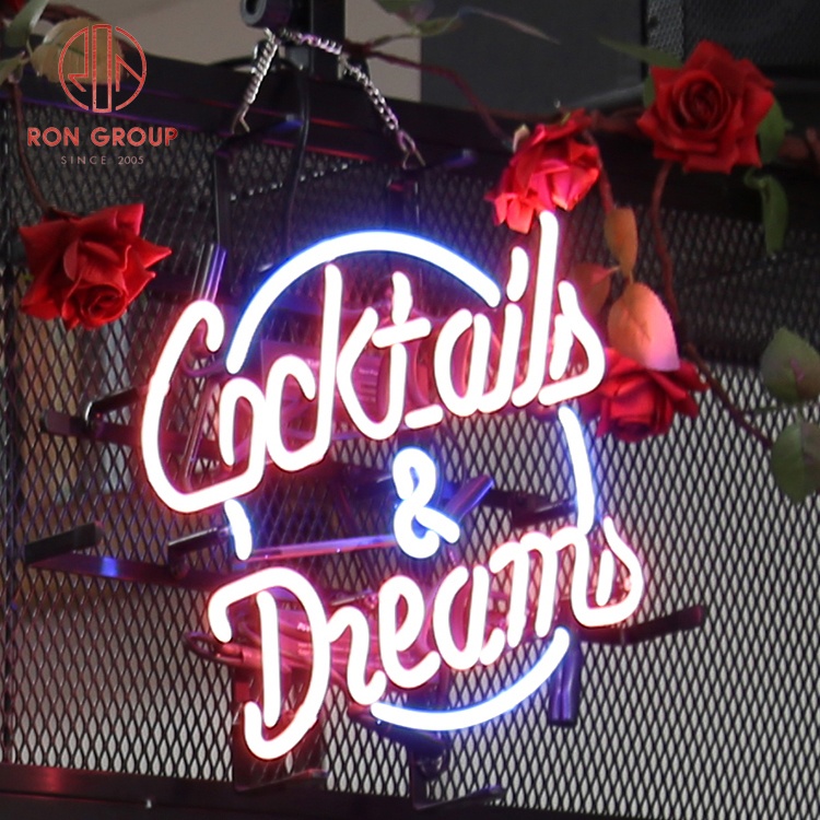 wholesale dropshipping creative shop restaurant neon lights for business cafe bar hotel decoration neon sign custom