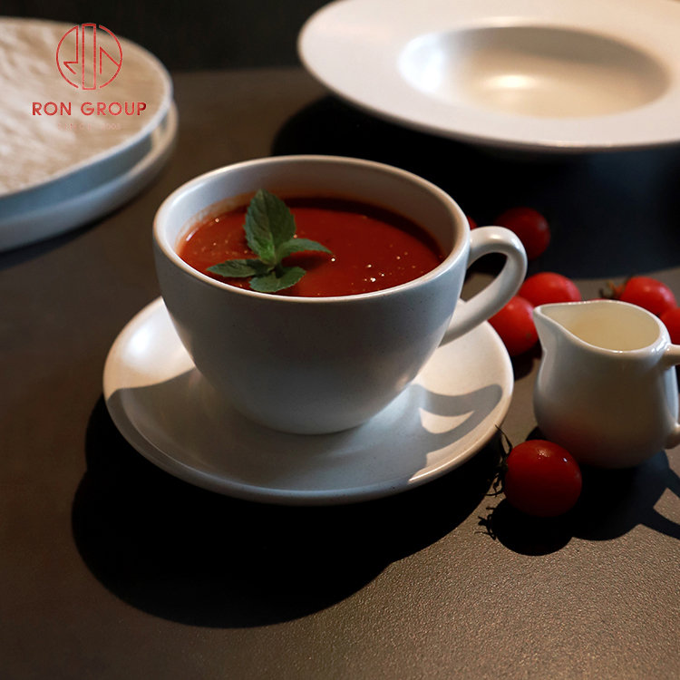 Premium White Porcelain Dinnerware Set for Restaurants, Hotels, and Catering Service