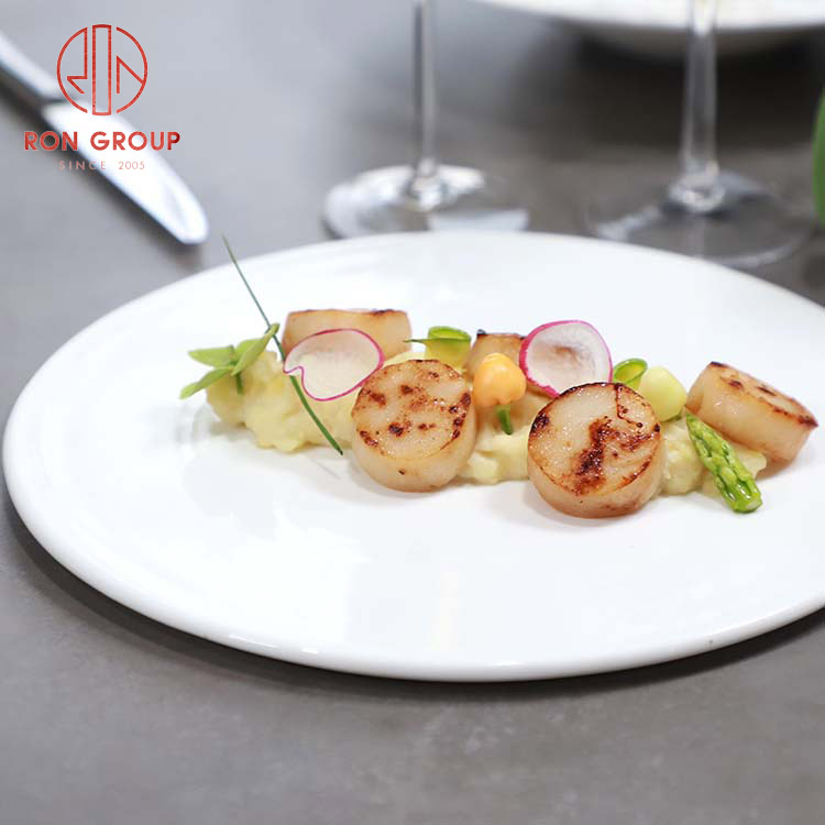 Premium White Bone China Dinnerware Set for Hotels & Restaurants – Plates, Bowls & Tableware