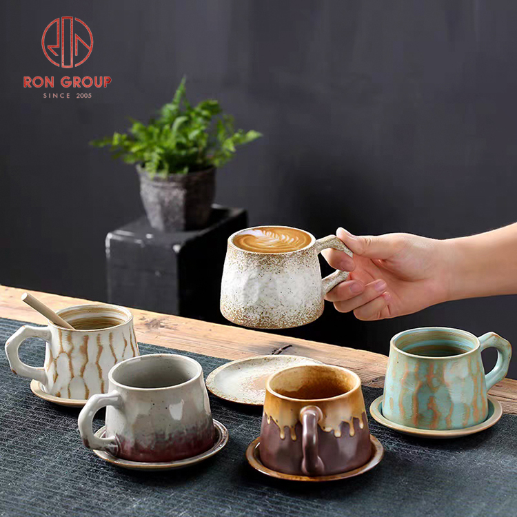 Handmade Rustic Coarse Ceramic Coffee Mug