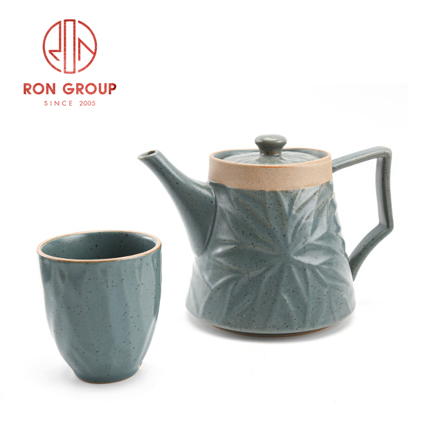 Japanese Terracotta Ceramic Cup | Handleless Tea & Coffee Pottery Drinkware for Restaurants