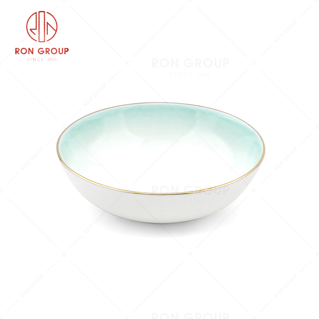 Excellent quality wholesale hotel Michelin-starred restaurant  banquet party dinnerware Gradient color Sauce dish