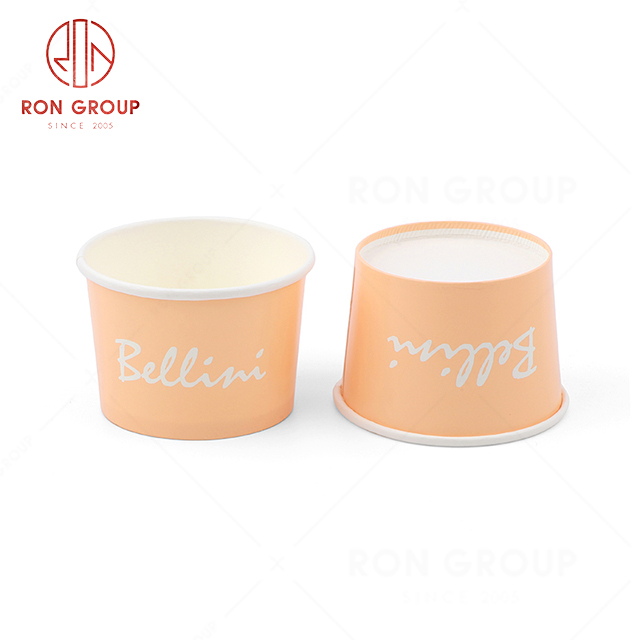Popular modern style hotel restaurant fast food coffee shop customizable excellent quality Disposable ice cream cup