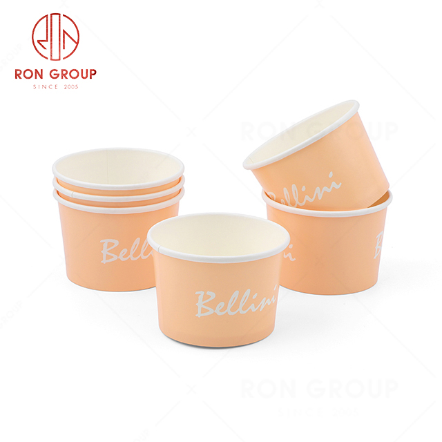 Popular modern style hotel restaurant fast food coffee shop customizable excellent quality Disposable ice cream cup