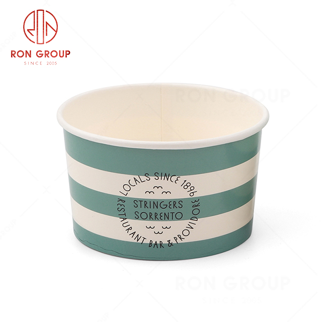 High-end quality wholesale popular hotel restaurant fast food cafe delicate modern disposable Ice cream bowl