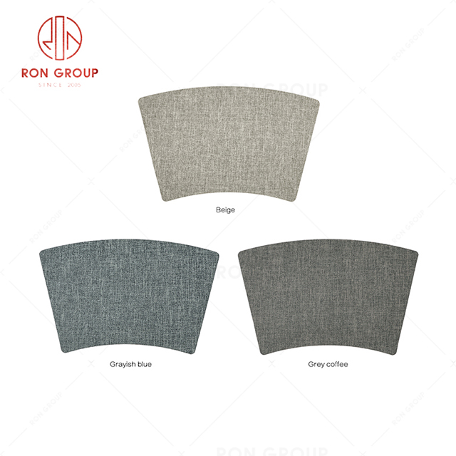Wholesale modern hotel restaurant hotel durable good-grade table mat Scalloped linen placemat