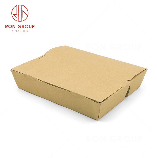 Factory direct sale cheap hotel restaurant cafe fast food simple take-out disposable tableware three compartment disposable box