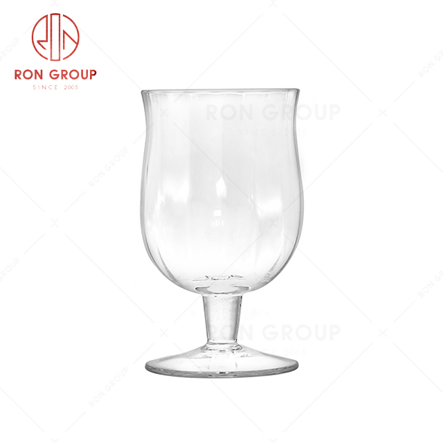 Beautifully crafted wholesale restaurant bar banquet wedding glassware high quality simple design Tulp Porco cup