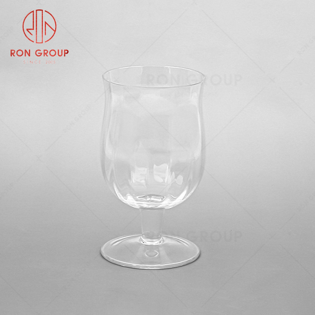 Beautifully crafted wholesale restaurant bar banquet wedding glassware high quality simple design Tulp Porco cup