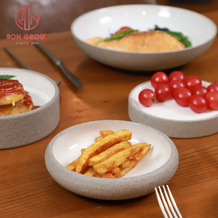 White Glazed Stoneware Side Dish Bowl for Restaurant and Casual Dining