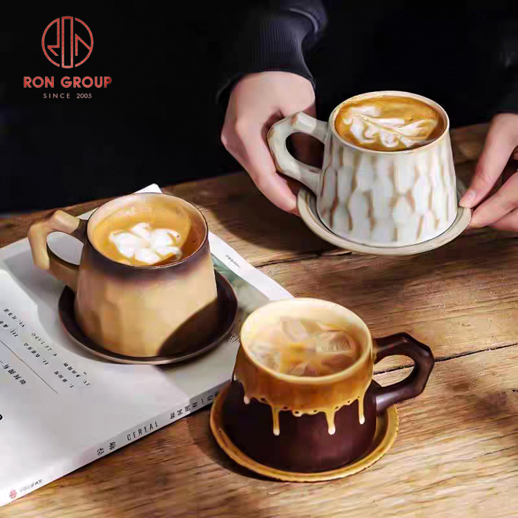 Handmade Rustic Coarse Ceramic Coffee Mug