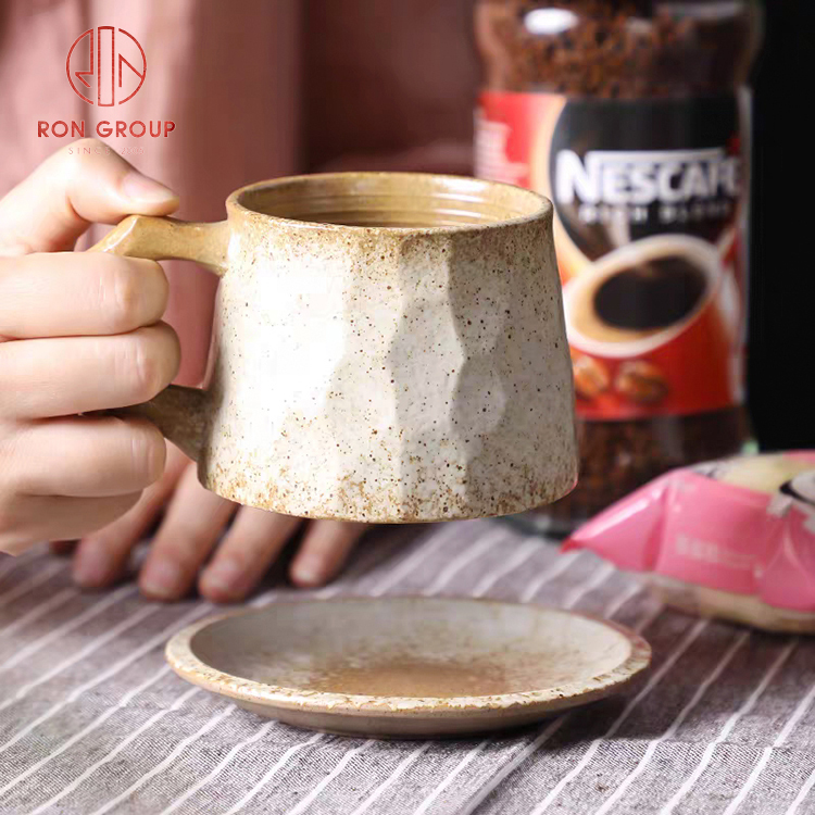 Handmade Rustic Coarse Ceramic Coffee Mug