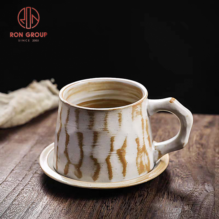Handmade Rustic Coarse Ceramic Coffee Mug